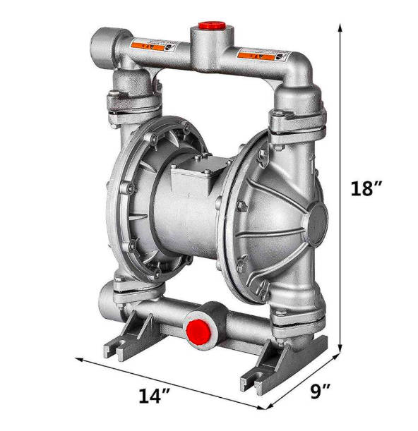 Pneumatic air Double Milk Diaphragm Pump Sanitary Diaphragm Pumps 23