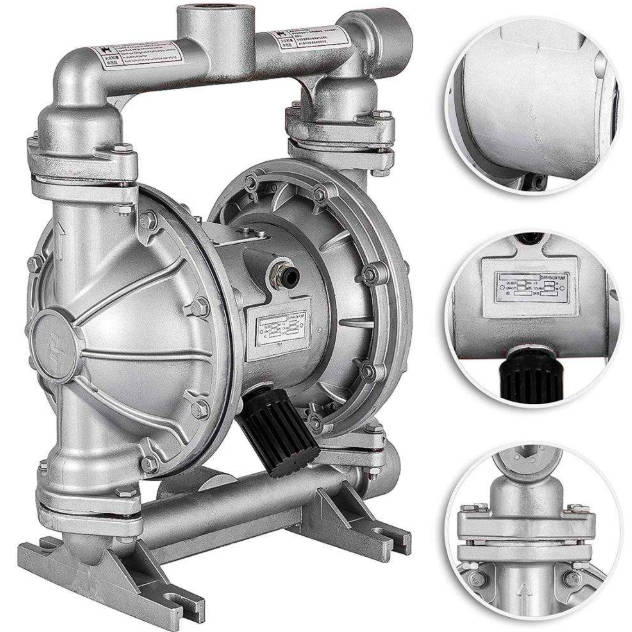 Pneumatic air Double Milk Diaphragm Pump Sanitary Diaphragm Pumps